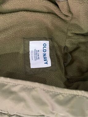 Old Navy Olive Green Sherpa-Lined Jacket
